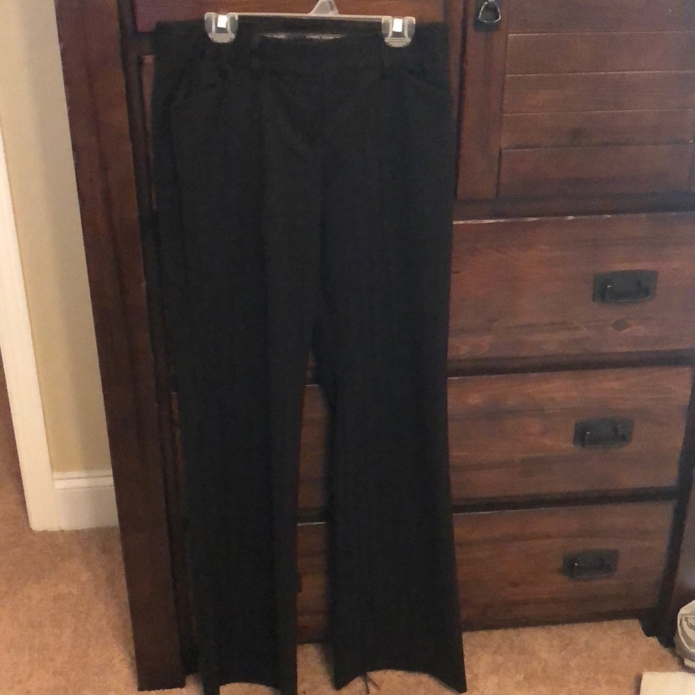 Express black pinstripe dress pants